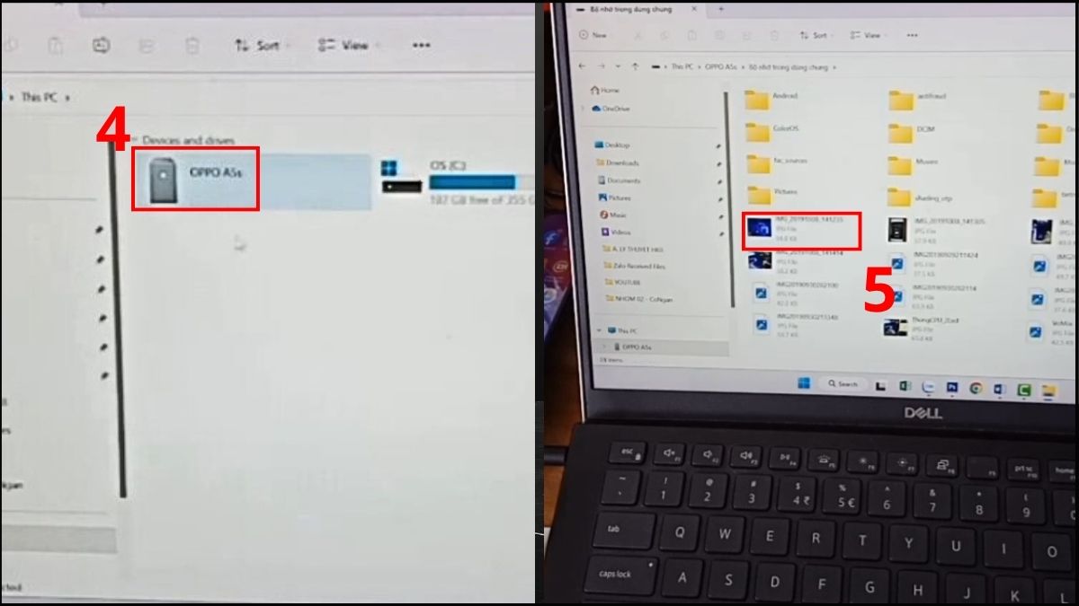 cách chuyển video từ điện thoại sang máy tính bằng usb bước 3