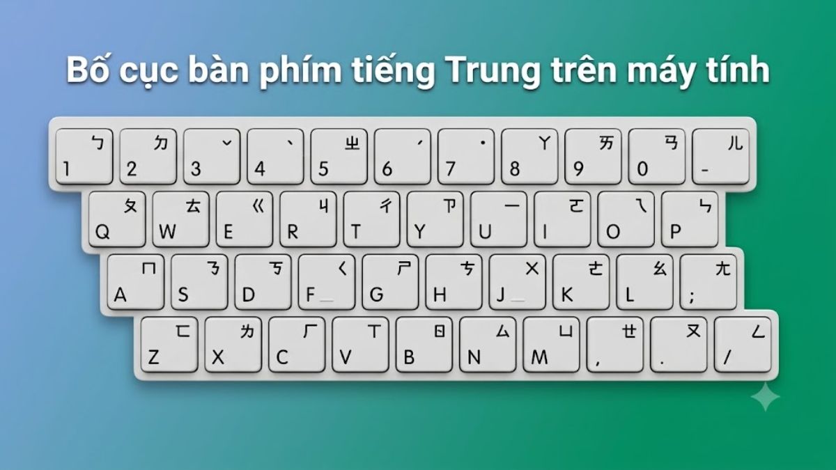 cách gõ thanh điệu tiếng trung trên máy tính