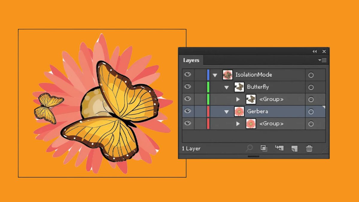 Lưu ý khi làm việc với Layer trong Illustrator