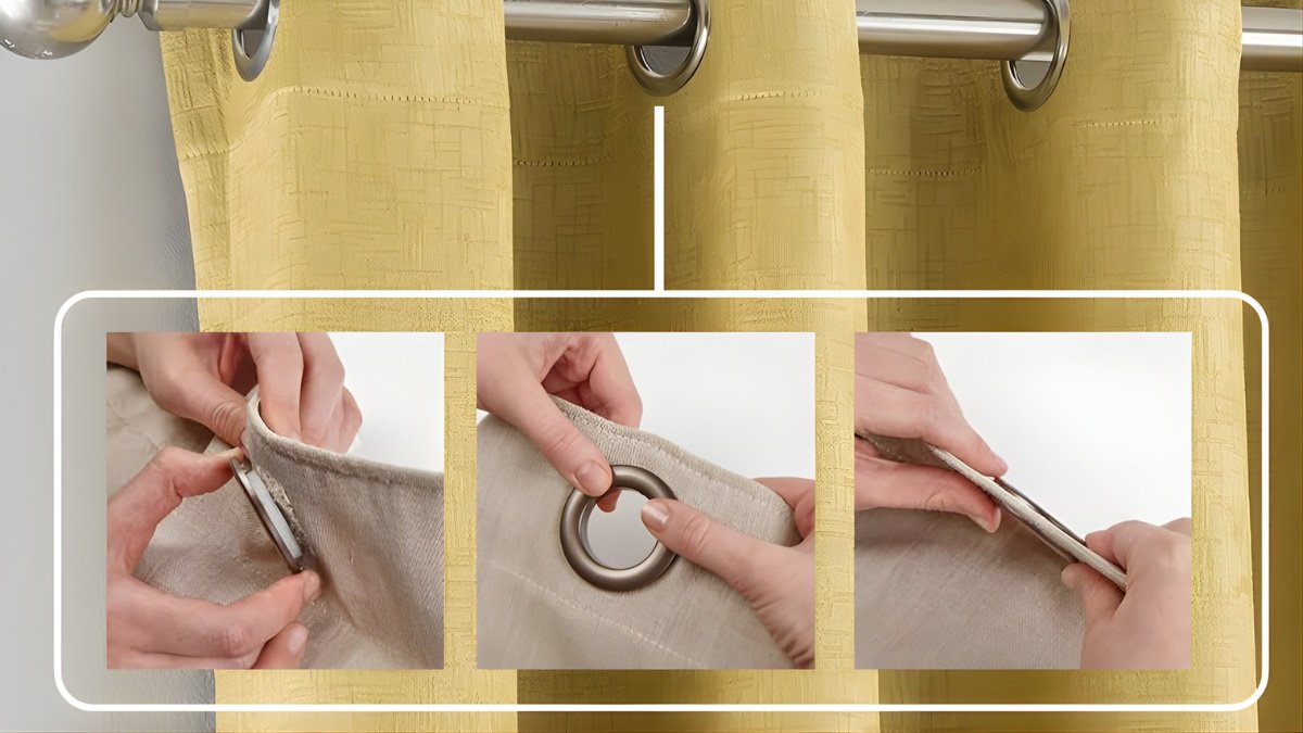 Lưu ý khi giặt rèm cửa thông thường bằng máy giặt