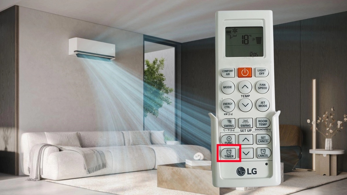 Tính năng hẹn giờ điều hòa LG là gì?