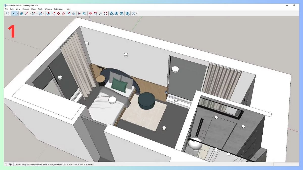 Hướng dẫn cách import file SketchUp vào 3dsMax bước 1