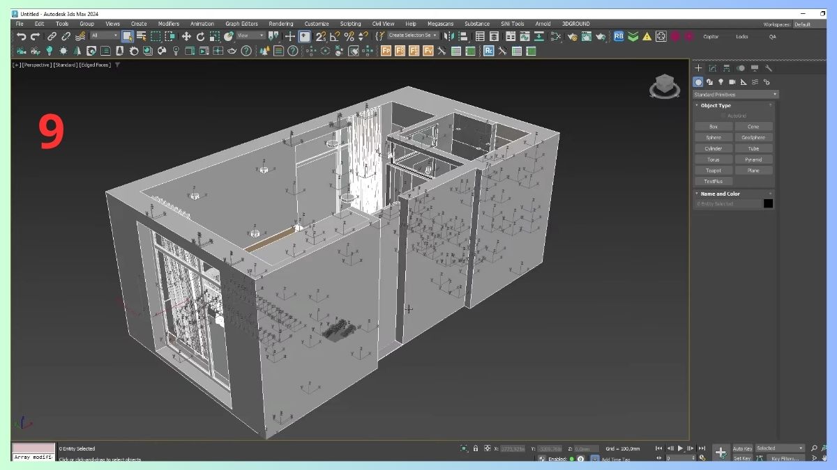 Hướng dẫn cách import file SketchUp vào 3dsMax bước 4