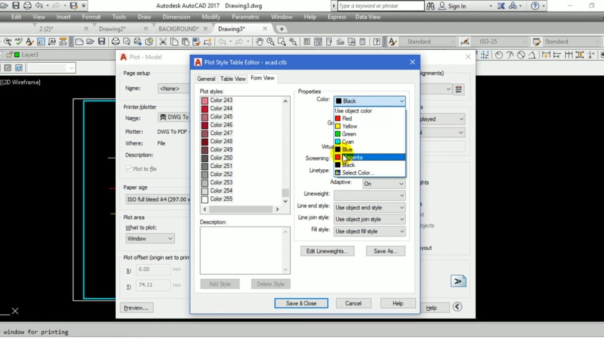 Hướng dẫn cách in AutoCAD đơn giản
