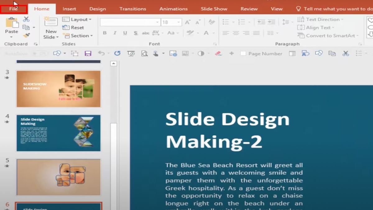 Đối với tài liệu Powerpoint bước 1