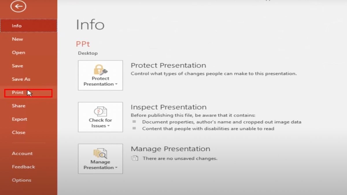 Đối với tài liệu Powerpoint bước 2