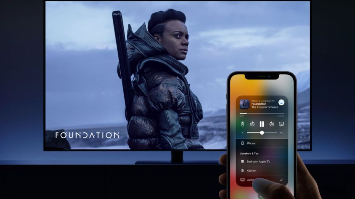 Sử dụng tính năng AirPlay để thực hiện cách kết nối zoom với tivi samsung