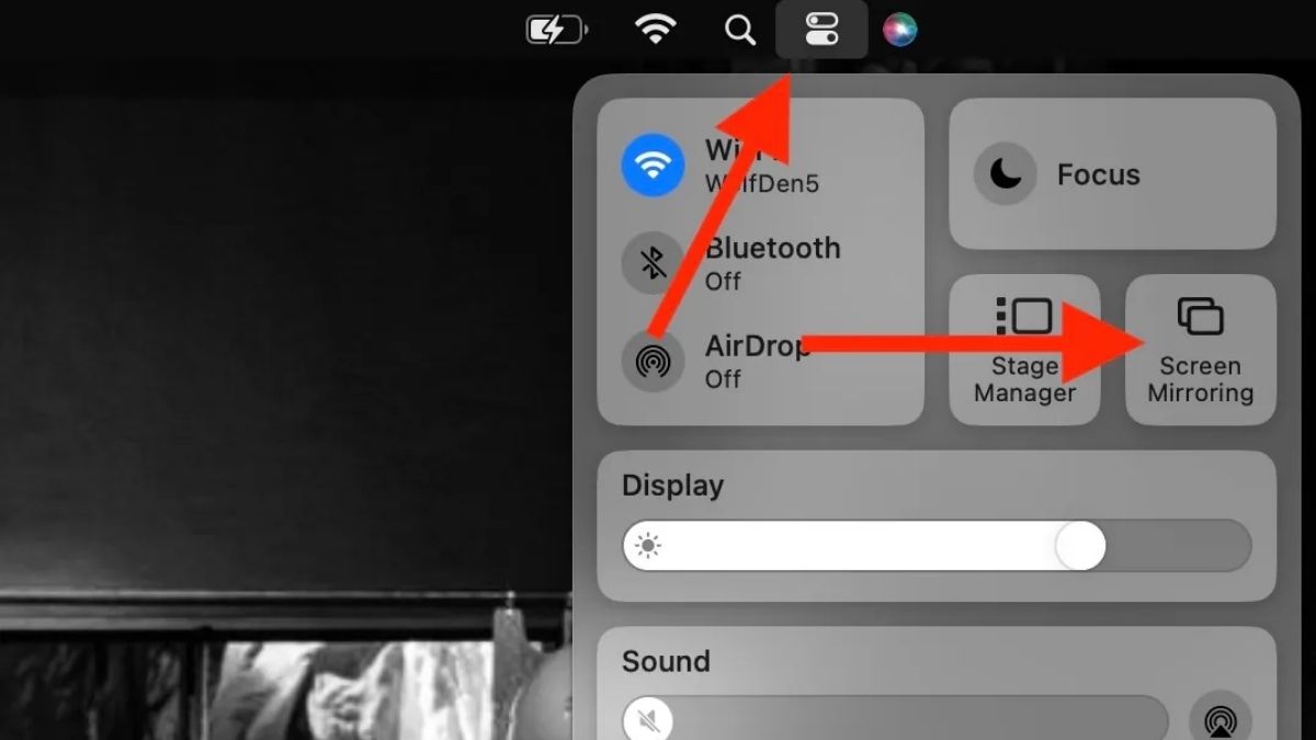 cách kết nối zoom với tivi sony bằng airplay - bước 3