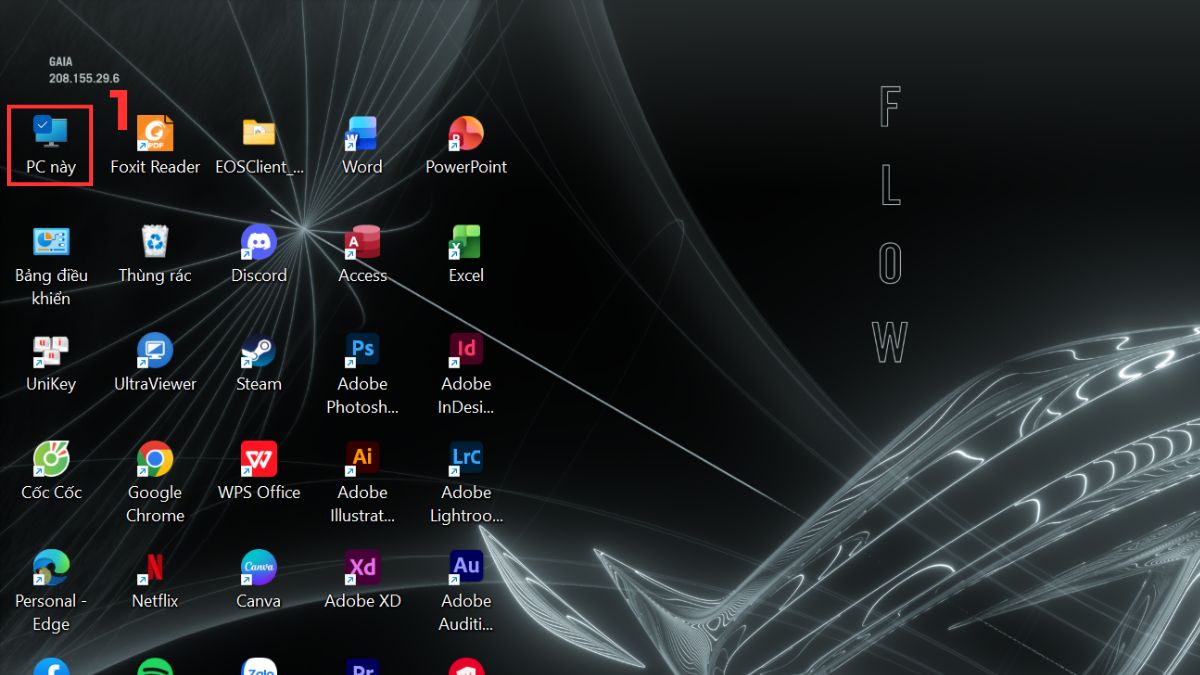 Cách kiểm tra máy tính 32 hay 64 bit bằng kiểm tra ổ c bước 1