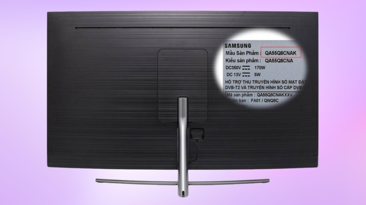 Các thông tin cần có trước khi kiểm tra tivi Samsung