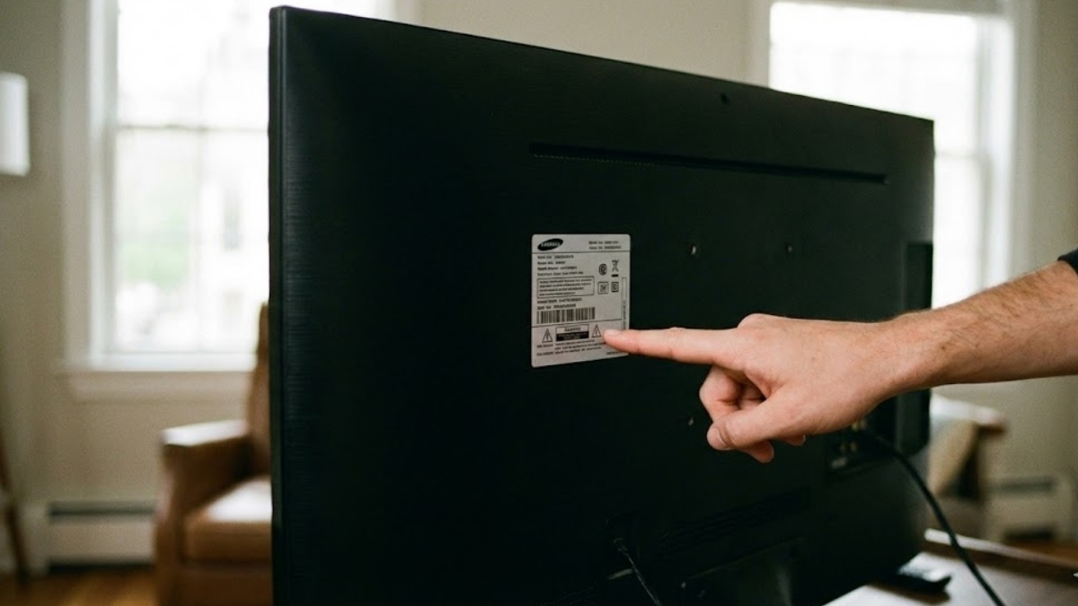 Cách kiểm tra tivi Samsung chính hãng qua mắt thường