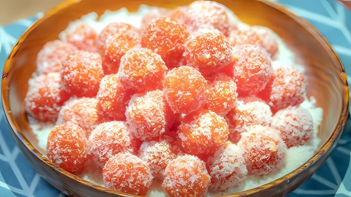 Cách làm mứt gừng viên dẻo lăn dừa mật ong bước 4