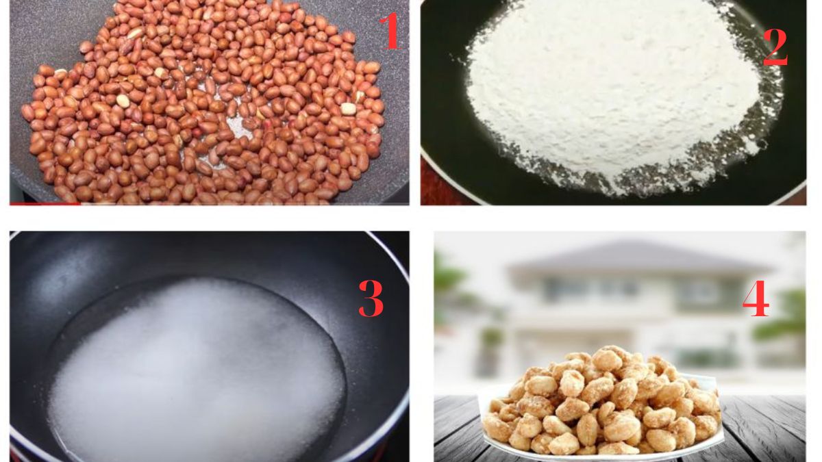 cách làm mứt lạc tết đơn giản