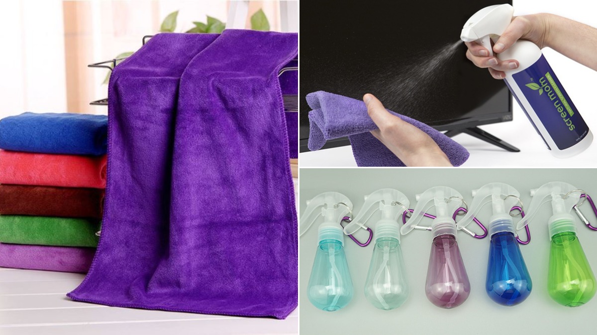 Chuẩn bị dụng cụ cần thiết để vệ sinh tivi Sony