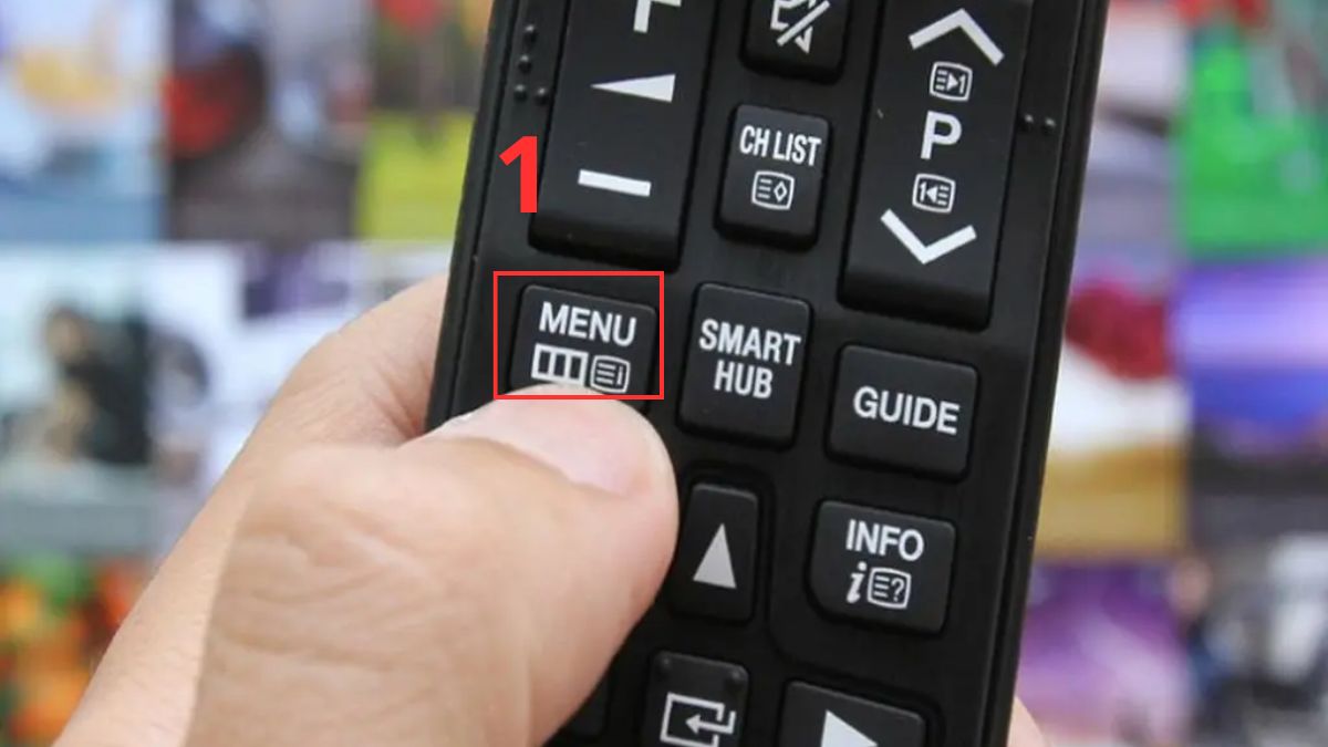 Cách mở HDMI trên tivi Samsung 2015 bước 1