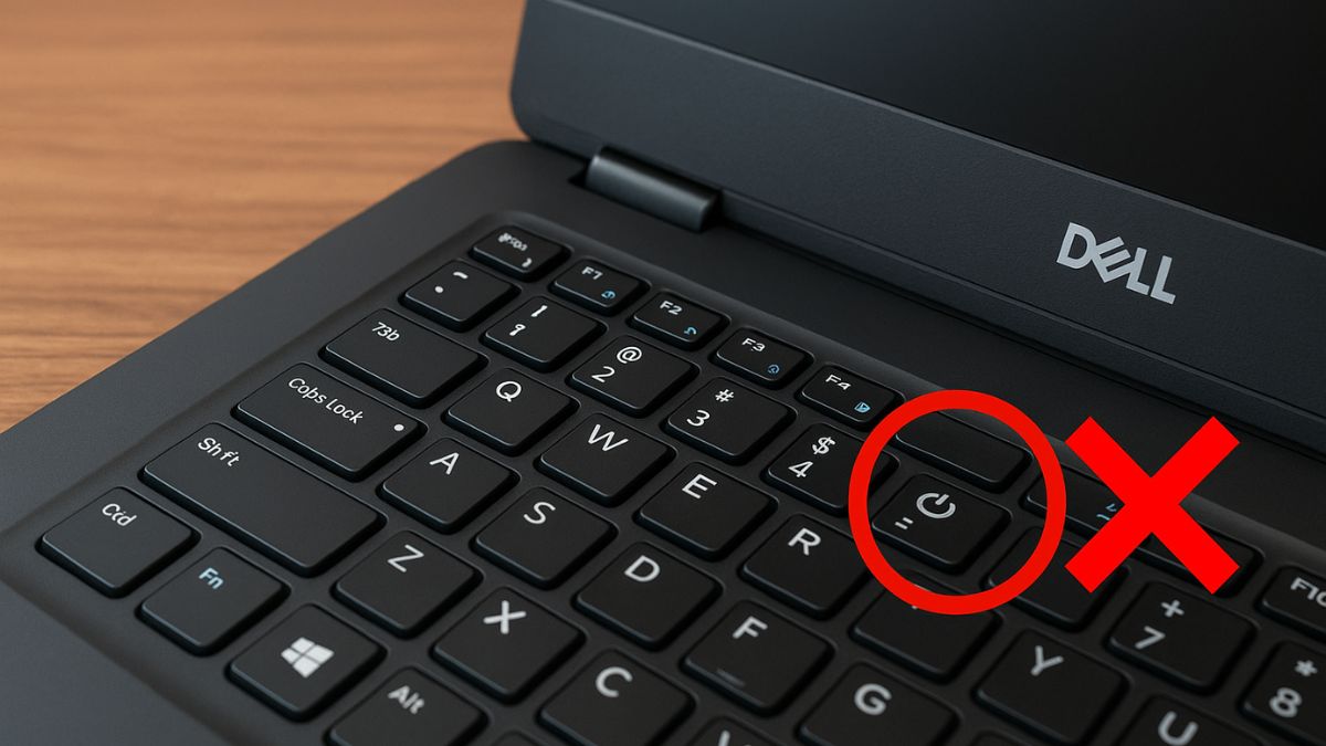 cách mở laptop dell không có nút nguồn - nguyên nhân hư nút