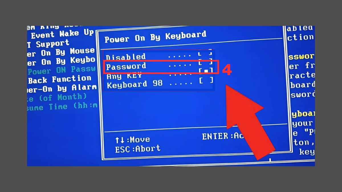 cách mở laptop dell không có nút nguồn bằng bàn phím bước 4