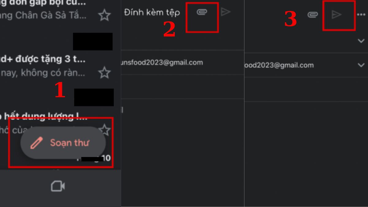 Cách chia sẻ file nén trên điện thoại qua gmail