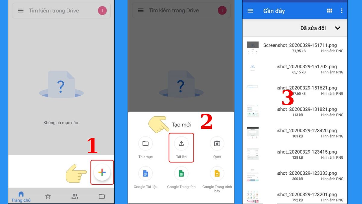 Cách chia sẻ file nén trên điện thoại qua google drive