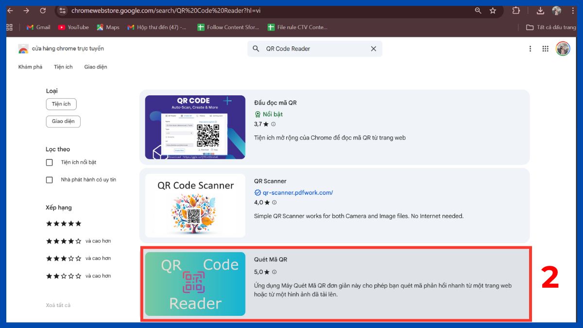 cách quét mã QR WiFi trên laptop bằng QR Code trên Chrome bước 2