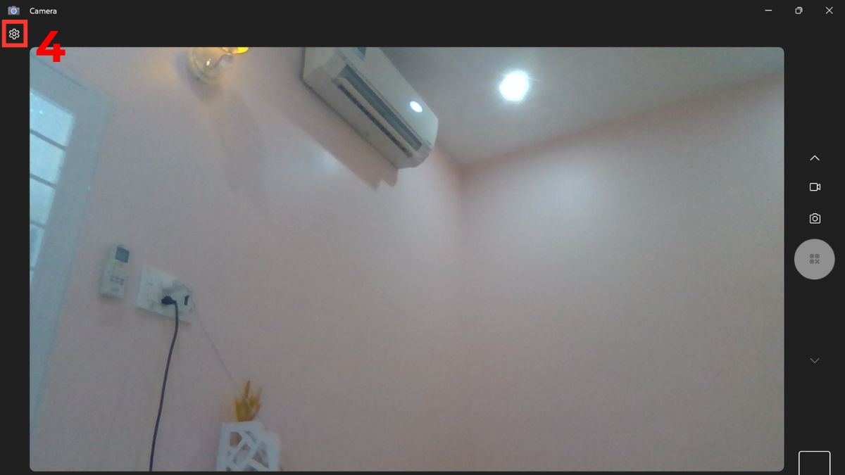 cách quét mã QR WiFi trên laptop bằng windows camera bước 2