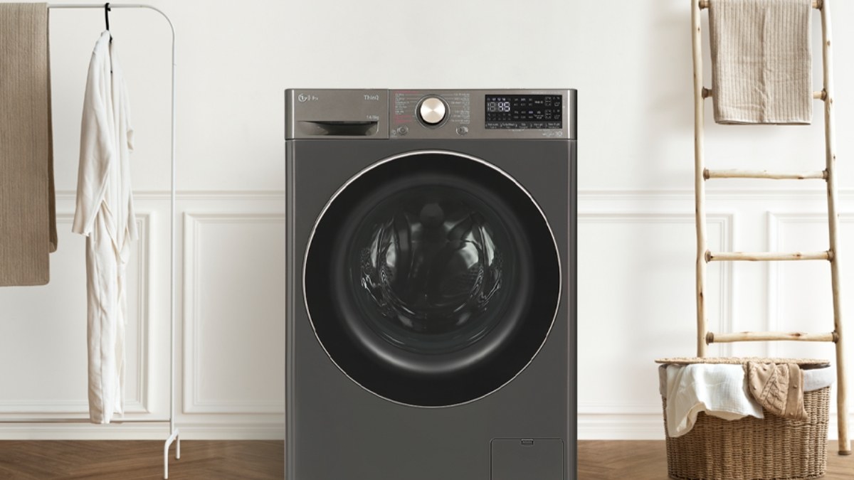 cách sấy quần áo bằng máy giặt lg cửa trước
