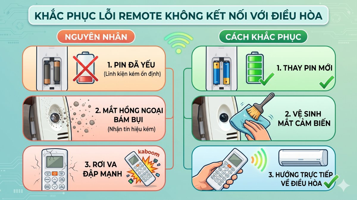 Những lỗi thường gặp khi dùng điều khiển LG