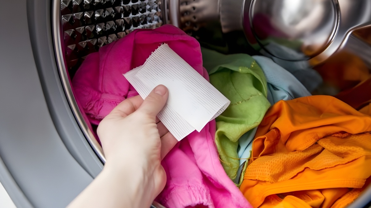 cách sử dụng giấy thơm cho máy giặt