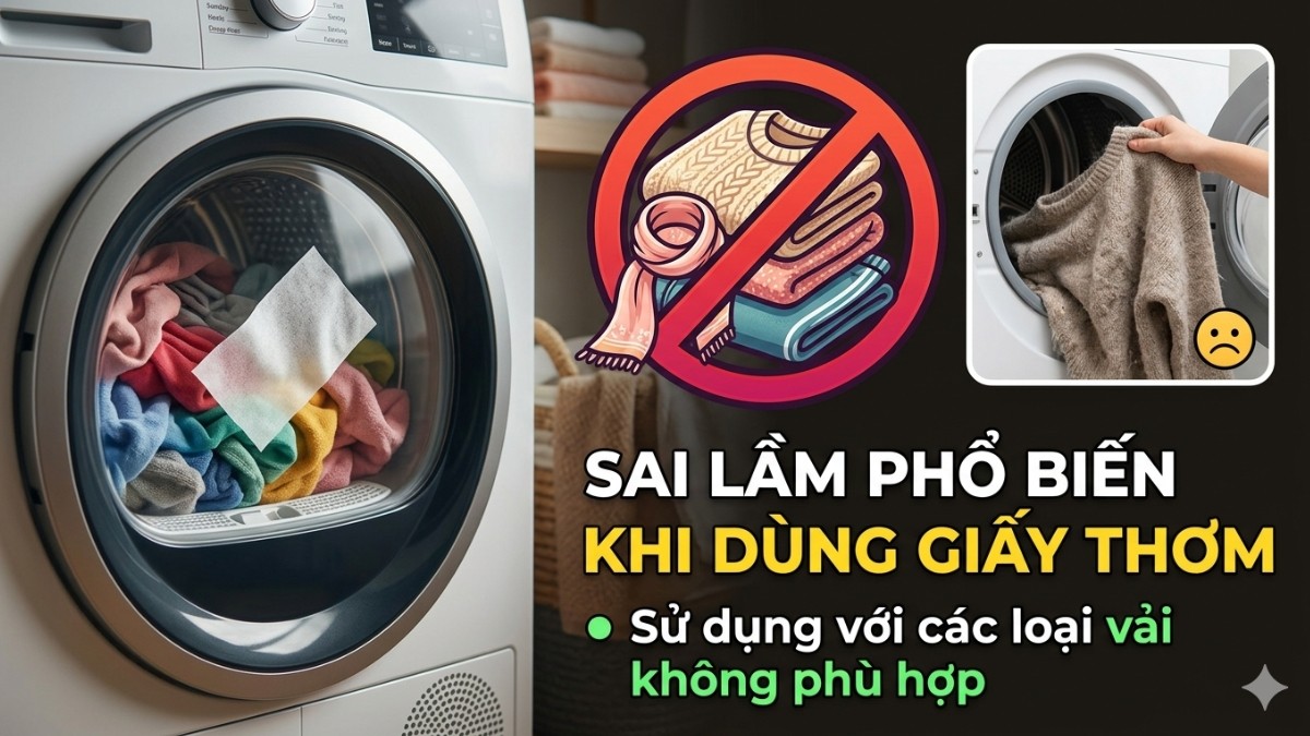 Sử dụng với các loại vải không phù hợp