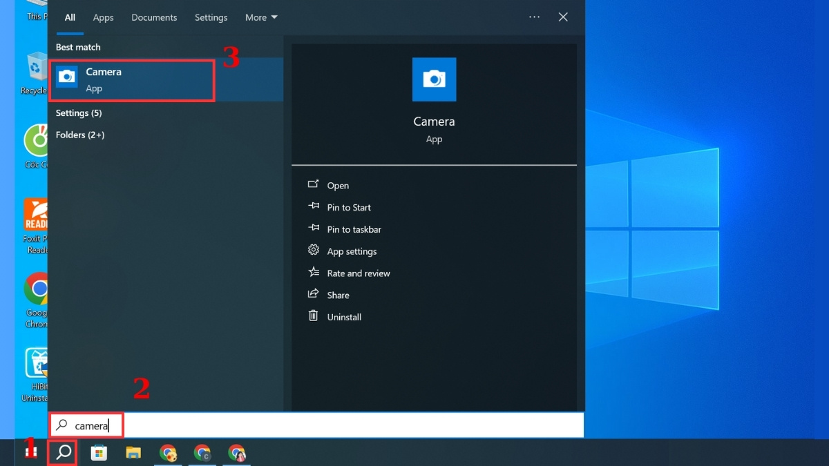 cách sử dụng laptop dell cho người mới bắt đầu bằng cách sử dụng camera bước 1