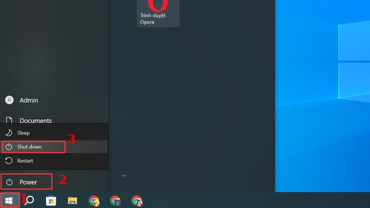 Cách tắt laptop Dell đúng cách