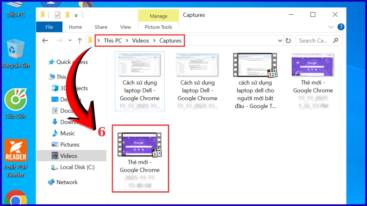 Cách quay/chụp màn hình laptop Dell bước 3 tiếp theo