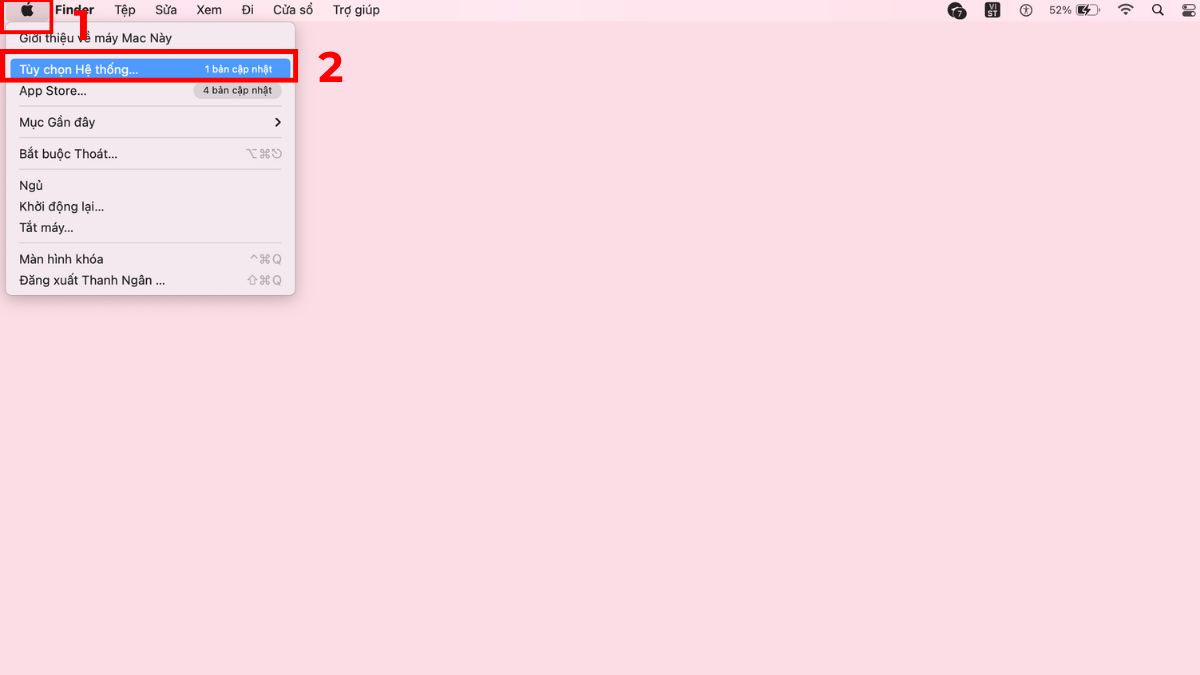 cách sử dụng MacBook bằng cách gõ tiếng việt bước 1