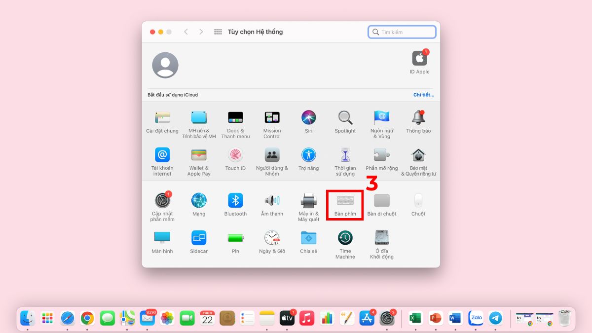 cách sử dụng MacBook bằng cách gõ tiếng việt bước 2