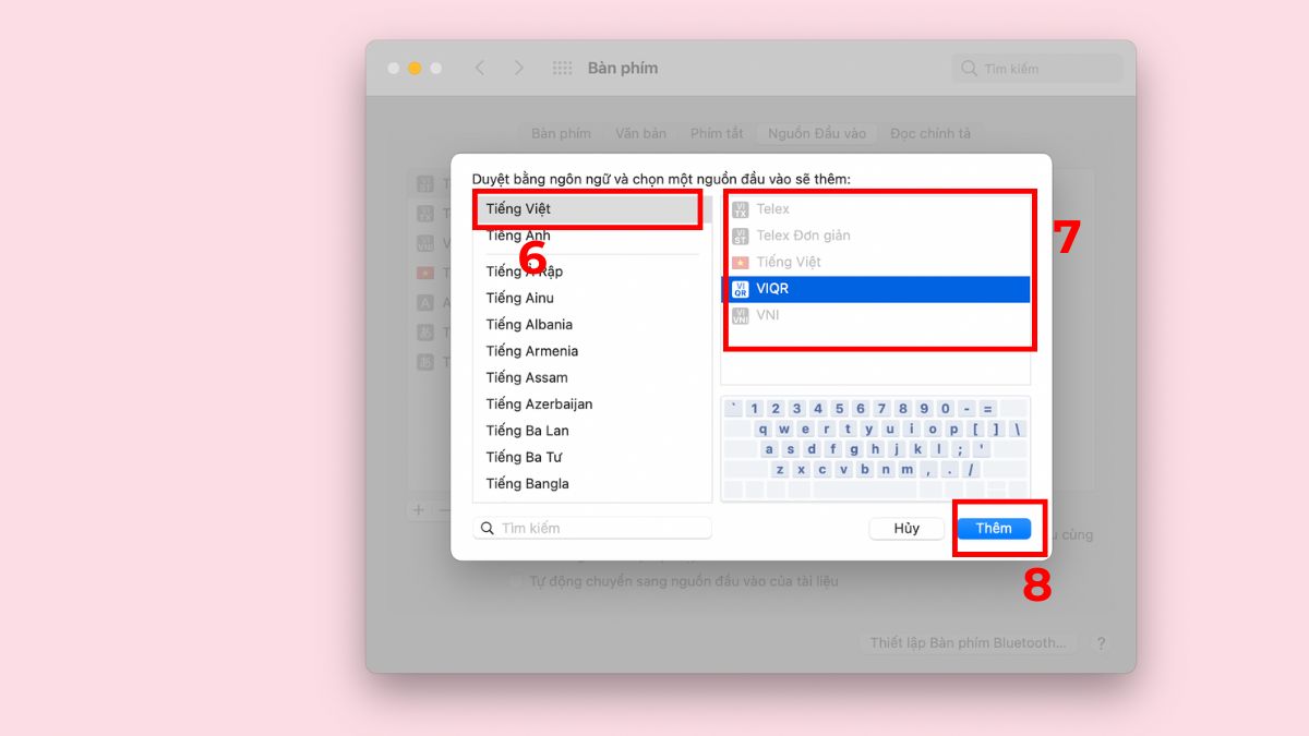 cách sử dụng MacBook bằng cách gõ tiếng việt bước 4