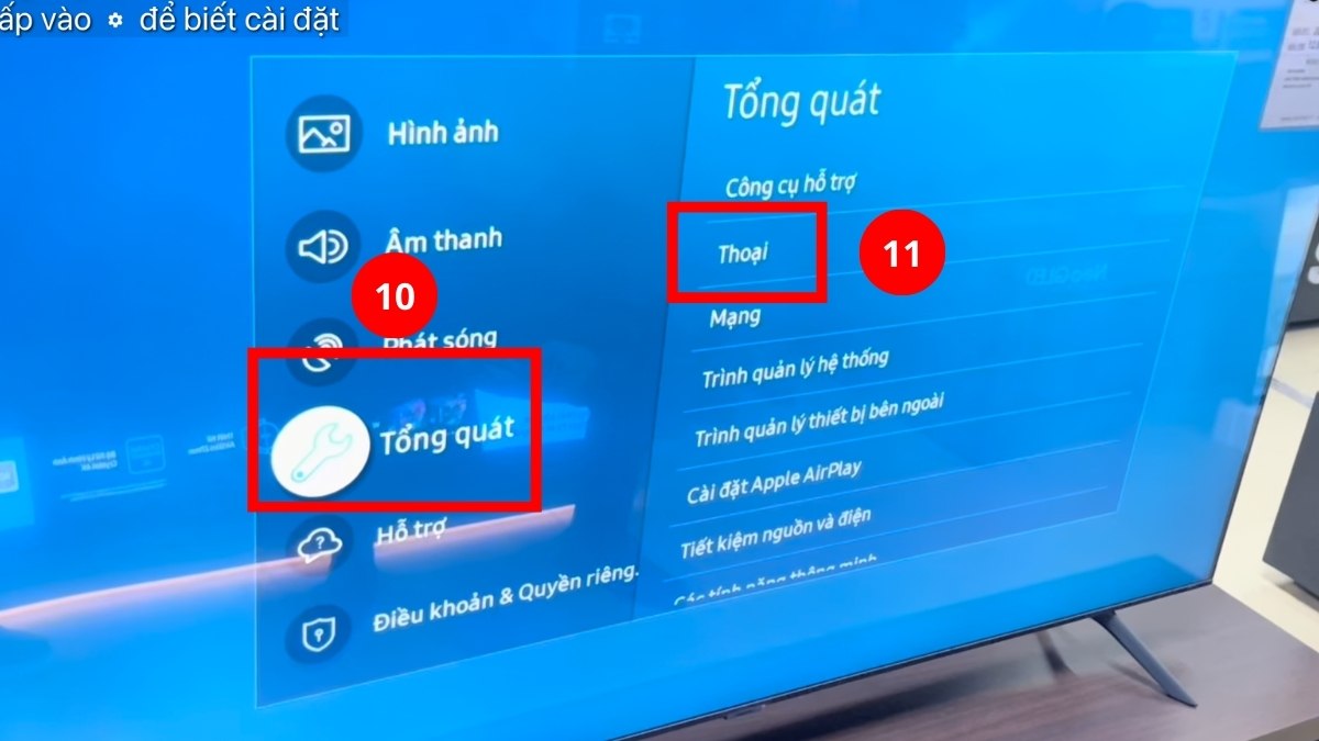 Cách dùng remote Samsung để tìm kiếm bằng giọng nói bước 3