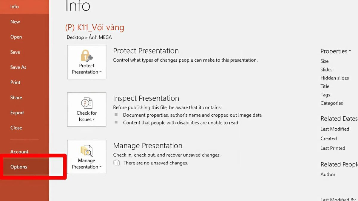 Cách sửa lỗi font chữ trong PowerPoint khi tải về - bước 1