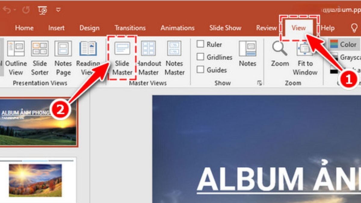cách sửa lỗi font chữ trong powerpoint khi tải về đơn giản - bước 1