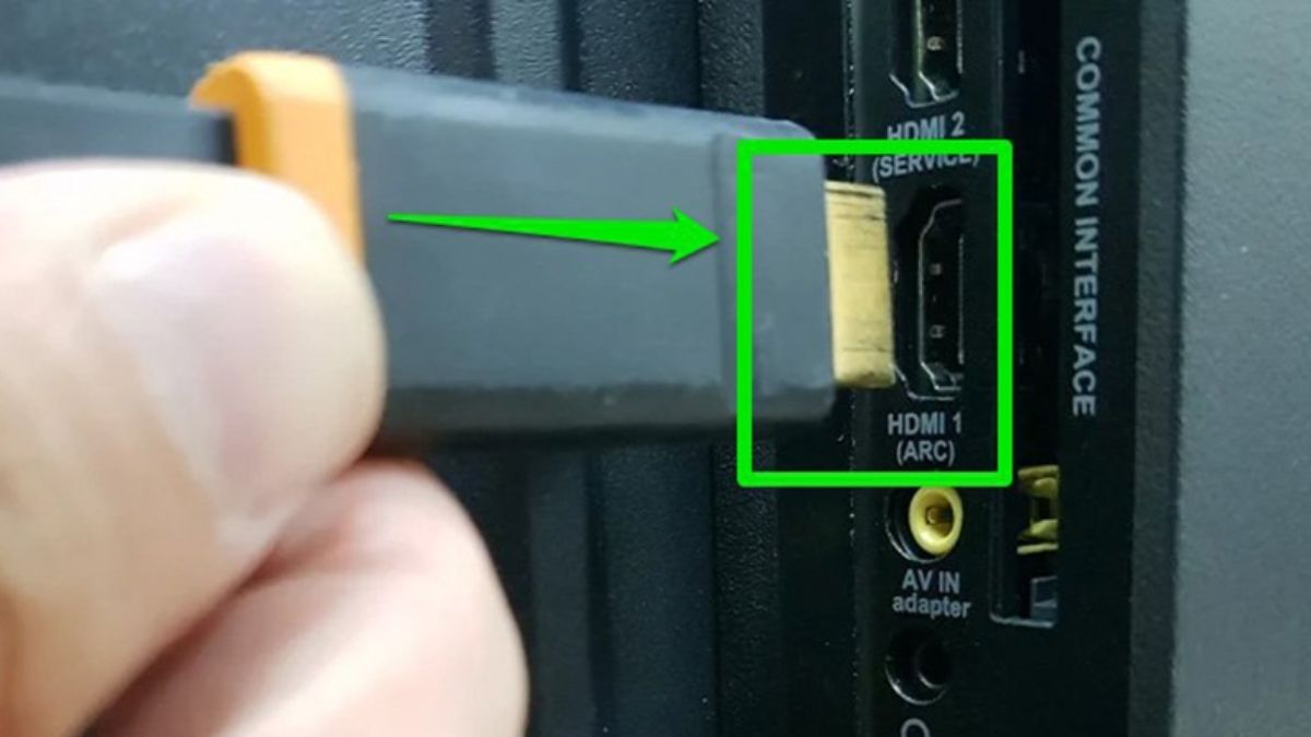 Cách sửa tivi Sony không lên hình bằng kiểm tra đầu vào