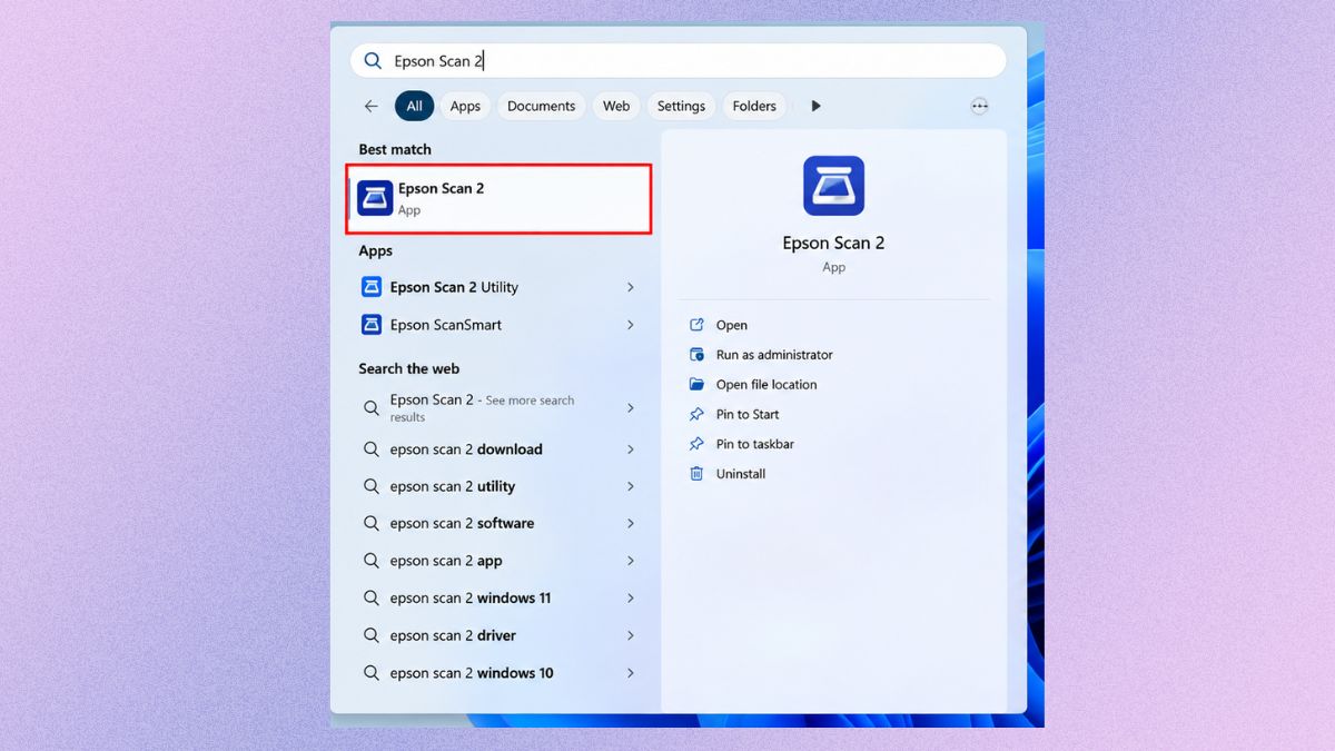 Cách scan bằng máy in Epson bước 1
