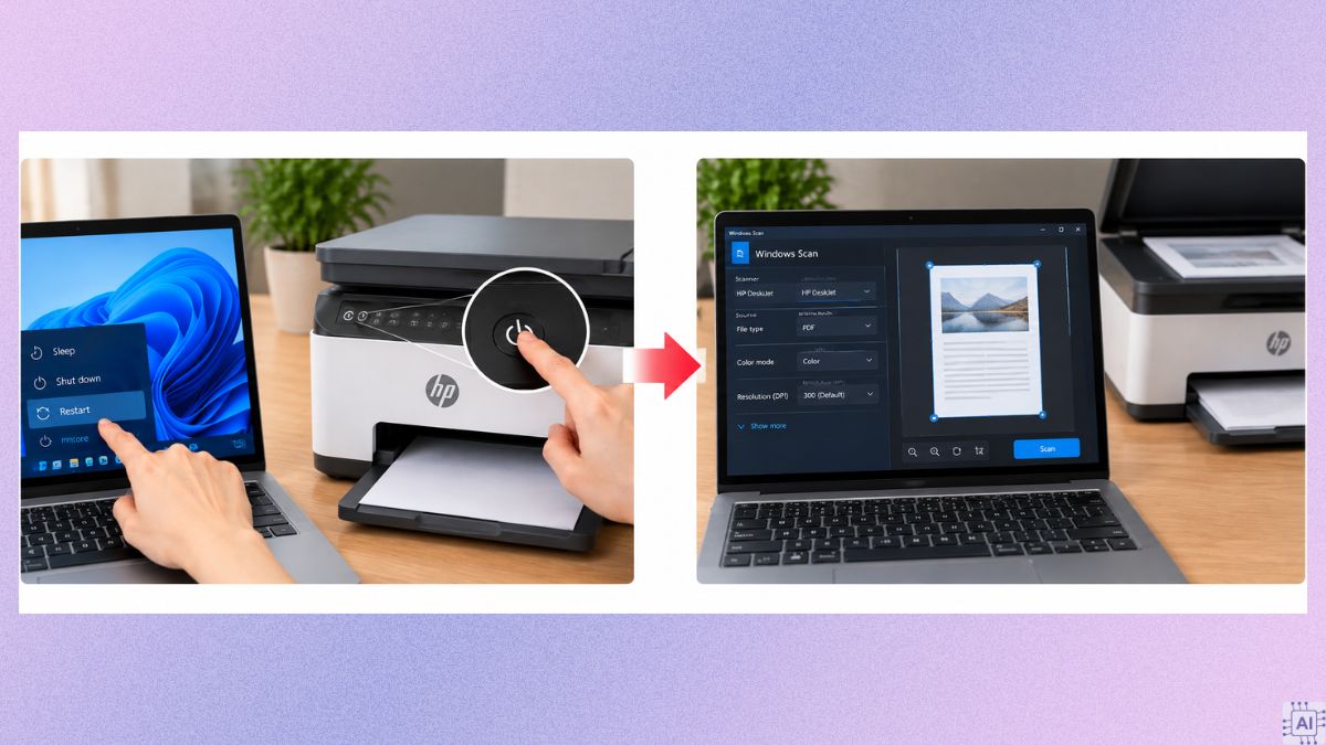 Cách sửa lỗi máy in không scan được tại nhà bước 