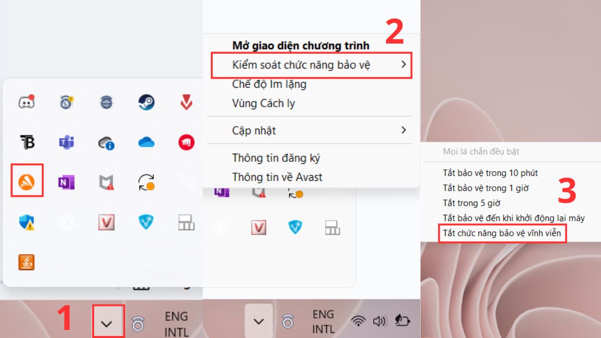 Cách tắt Avast Free Antivirus hoàn toàn