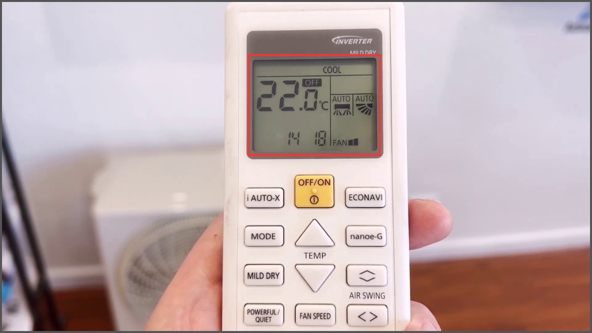 Cách tắt hẹn giờ điều hòa Panasonic bằng tắt chế độ hẹn giờ bước 3