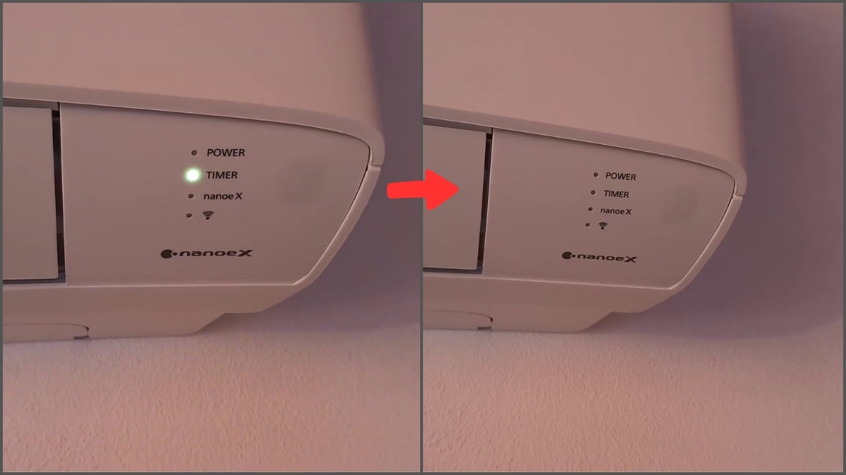 Cách tắt hẹn giờ điều hòa Panasonic bằng tắt chế độ hẹn giờ bước 4