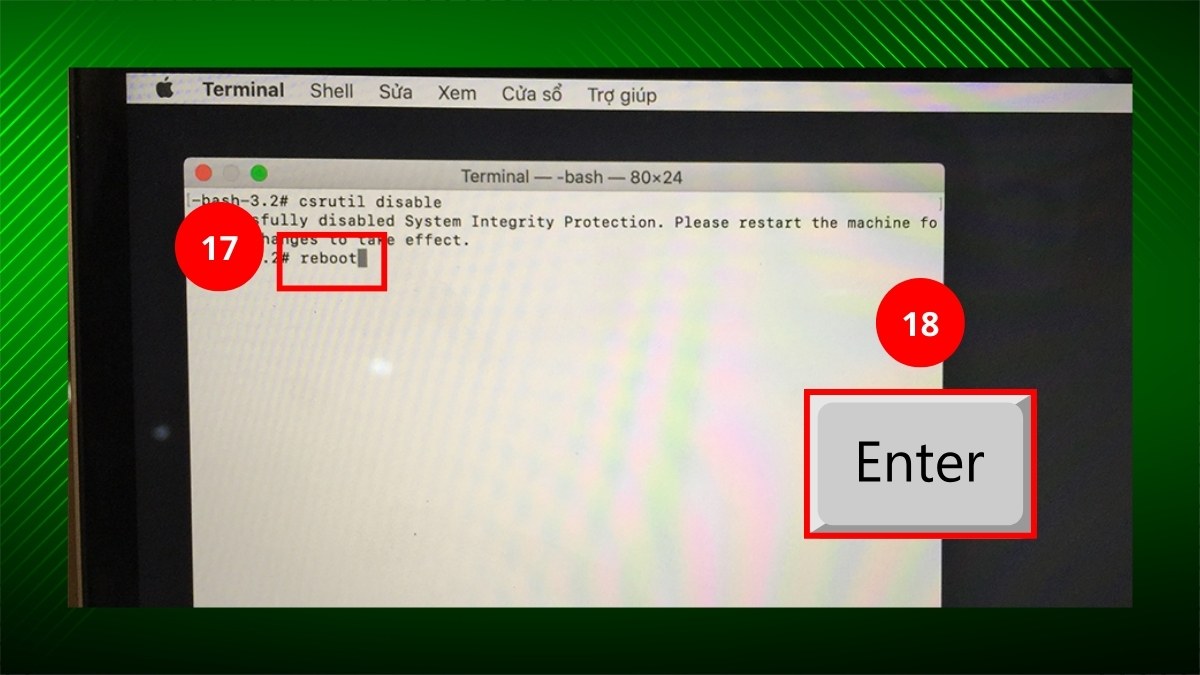 Cách tắt SIP trên Macbook đơn giản bước 5