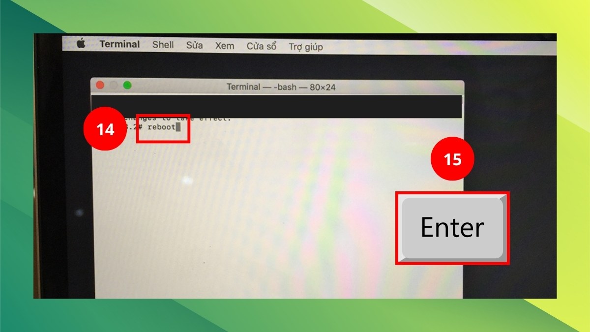 Cách bật lại chức năng SIP trên Macbook bước 4