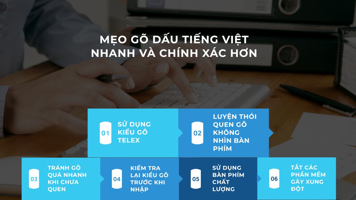 Mẹo gõ dấu tiếng Việt nhanh và chính xác hơn