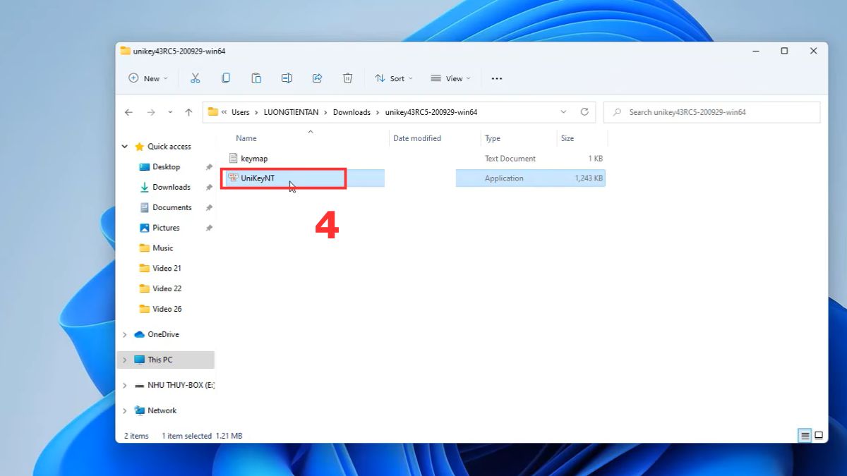cách viết dấu trên máy tính - Cách cài đặt Unikey trên Windows bước 4
