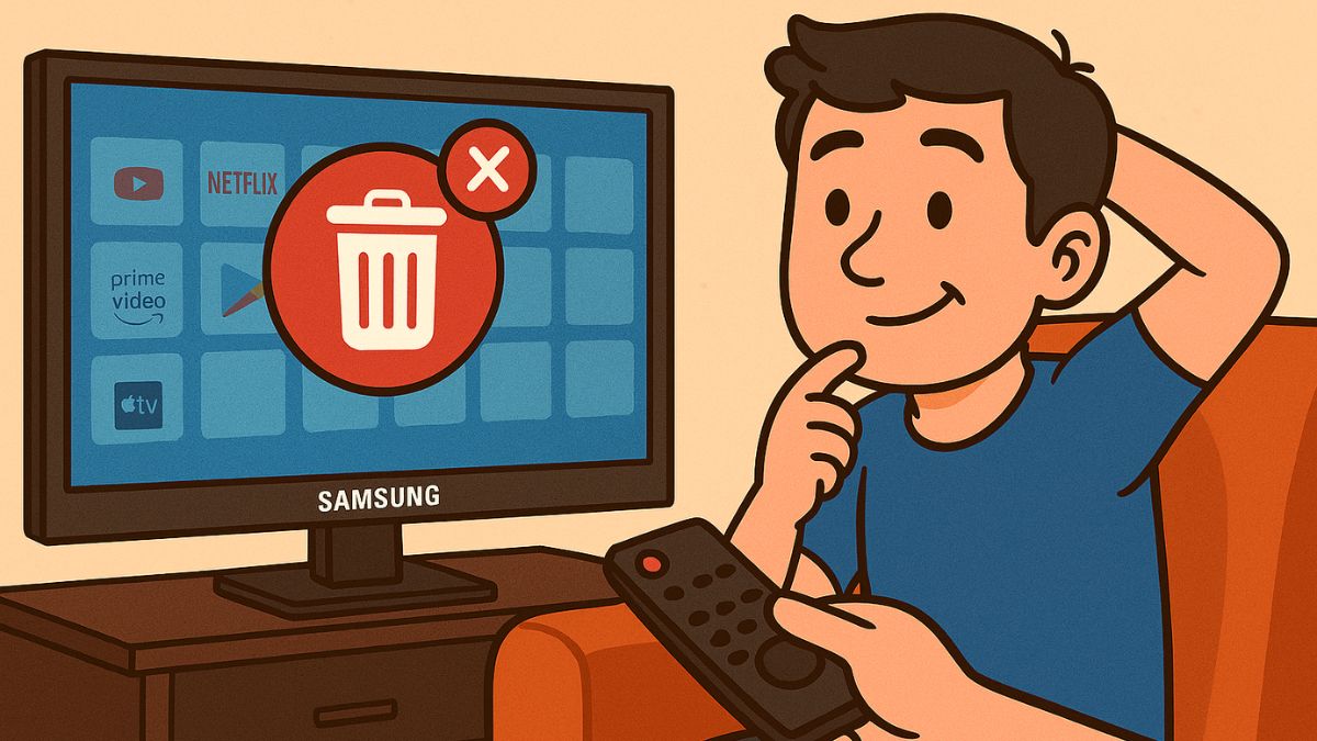 cách xóa ứng dụng trên tivi samsung