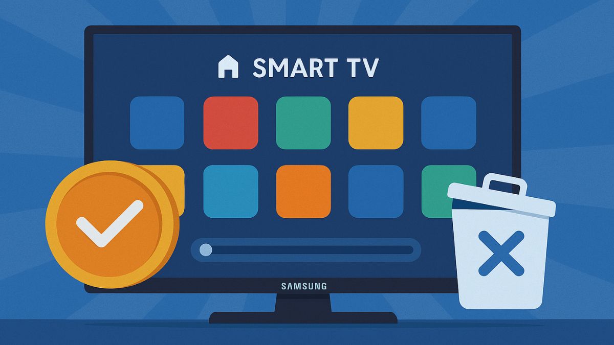Những lỗi thường gặp khi xóa app trên tivi Samsung